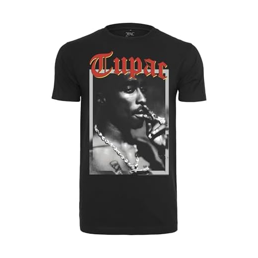 Mister Tee T-shirt för män tupac Kalifornien kärlek, svart, L