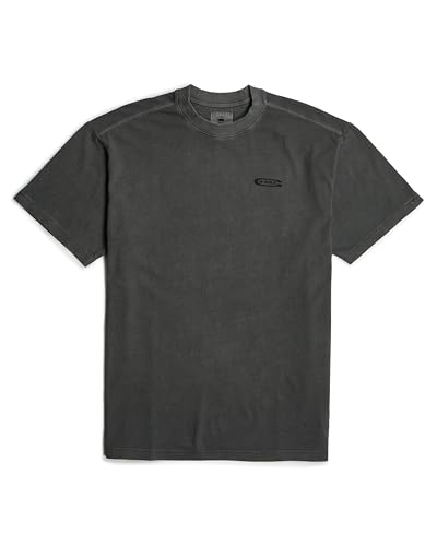 G-Star para Hombre Camiseta Pigment Dye Loose, Negro (dk Black GD D25162-C756-B564), L