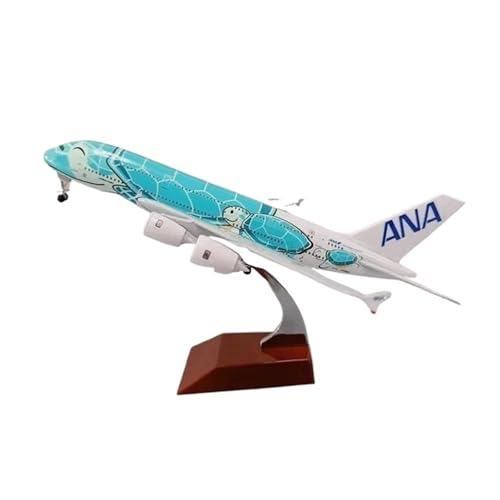 Modèle d'avion miniature A380 de 20 cm en alliage durable réplique exacte style 2