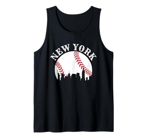 Jugador de béisbol New York City NYC NY State Game Fans de los deportes Camiseta sin Mangas