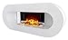 Produktbild CHEMIN'ARTE Elektrokamin - Ovalia 2000W 110x45 - Weiß - Kamin - mit Fernbedienung - LED-Flammeneffekt
