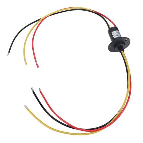 Bague collectrice rotative à contacts dorés pour transmission 30A stable - 6