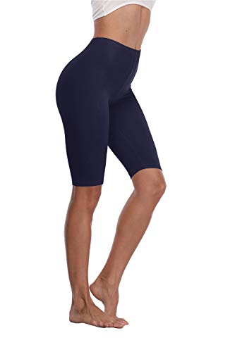 Kotii Women's Stretch Short Leggings Modal Shorts Under Dresses Leggings Pants,Navy,S/M