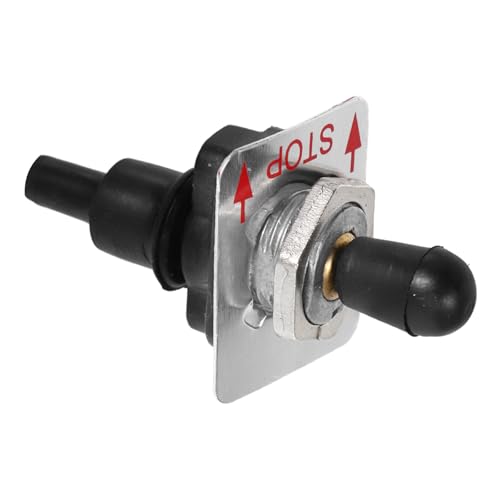 GAROZATION Interruptor de Parada Eléctrica para Motosierras 041Av 070 Palanca Metálica Resistente Compatible Cortacésped y Generadores Repuesto para Jardín 1 Pieza