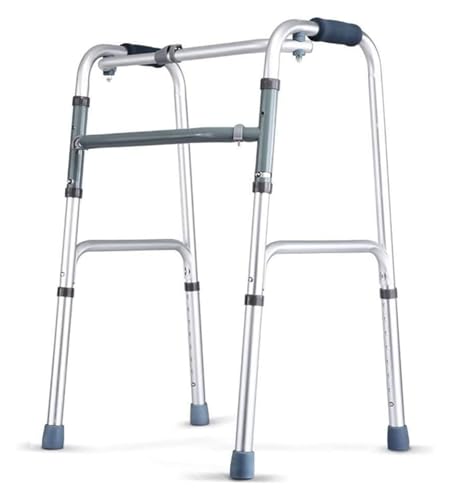 Cadre de marche pliable aide à la marche réglable pour handicapé