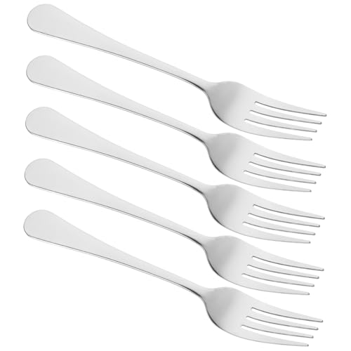 CIYODO 5pcs Steak Forks Grilling Forks for Meat for Kitchen and Dining Easy to Clean Lightweight Design Classic Style