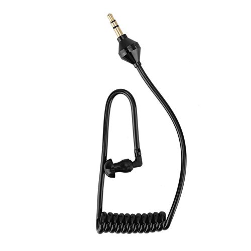 Auricular Air Tube Monaural Estéreo Negro para Clip miniatura 1