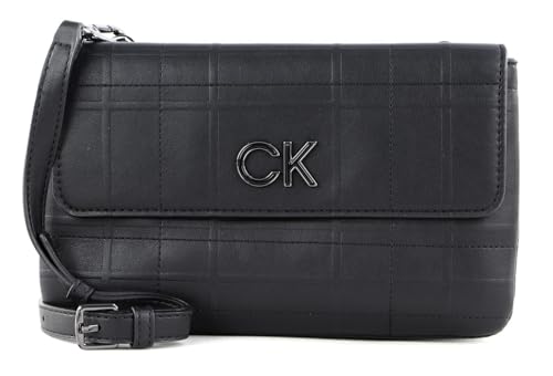 Calvin Klein Re-Lock Flap Quilt le cadeau idéal en maroquinerie noire