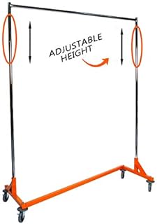 Industrial Strength Z Rack with Built-in Height Extensions - Orange OSHA Approved Base - Tallest Z Rack Available!