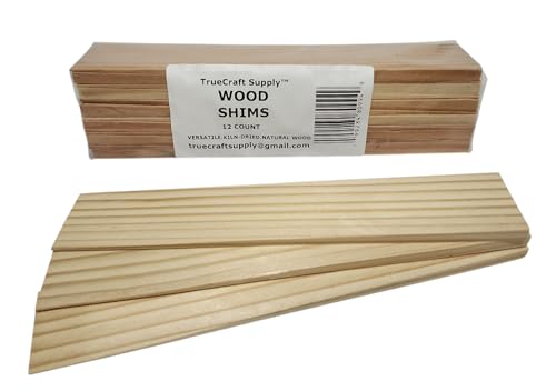 Wood Shims 8 Inch (12 Pack) - TrueCraft Supply