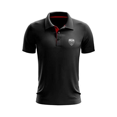 Polo Dijon Football Côte d'Or junior maillot DFCO bleu pour garçon