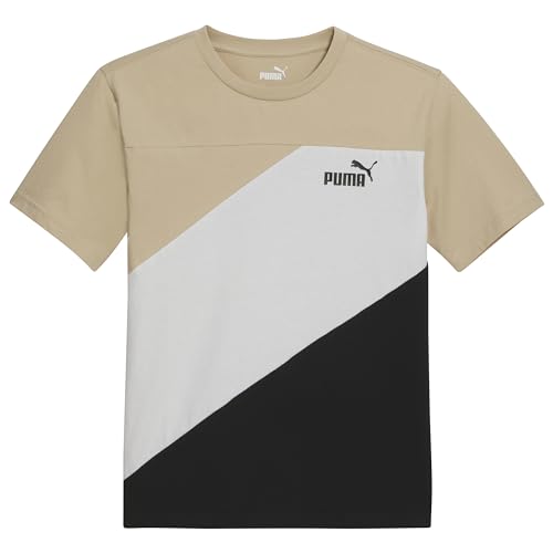 Image of Puma Boys' Short Sleeve Cotton Graphic T-Shirt, Crewneck