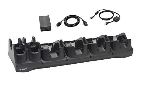 Zebra Enterprise CRD-TC8X-5SE4BC-01 4 Slot Ethernet Cradle with 4 Slot Spare Battery for TC8000 Touch Mobile Computer, Requires Power Supply, DC Cable and AC Line Cord (Certified Refurbished)
