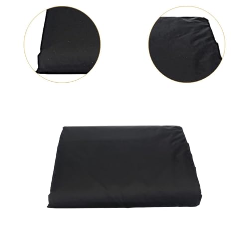 Housse clapier cochon d'inde noire polyester robuste coupe-vent - 4