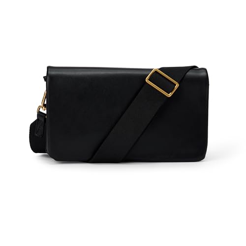 Amazon Essentials Damen Umhängetasche Schwarz Leichte Clutch-Umhängetasche