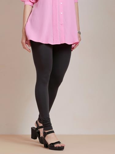 Image of TWIN BIRDS Tailored Cut and Classic Fit Super Stretchable Elastane Fabric Churidar Leggings for Women