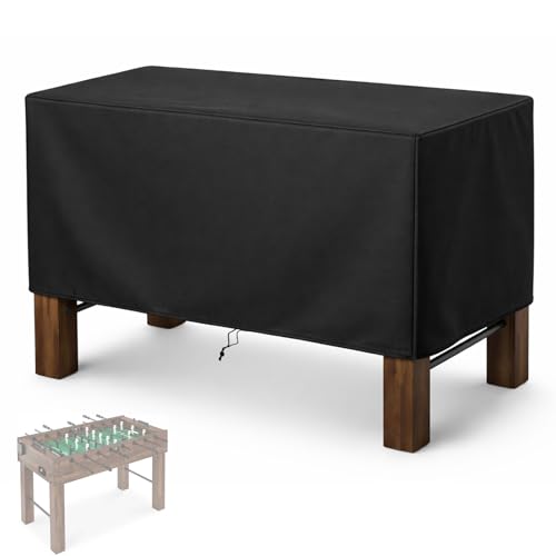 Vainlley Foosball Table Protection Cover Heavy Duty 420D Soccer Table Cover Waterproof Outdoor/Indoor UV Resistant