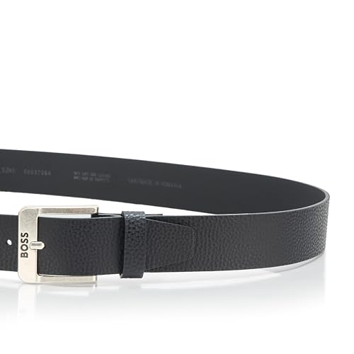 BOSS Men's Jemio Square Buckle Leather Belt3