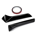 Aileron Voiture Becquet Arrière Becquet Fenêtre Voiture pour Seat pour Leon 5F FR Mk3 MK3.5 5 Portes Aileron Toit Arrière Bord Latéral Aileron Coffre Arrière(Glossy Black)