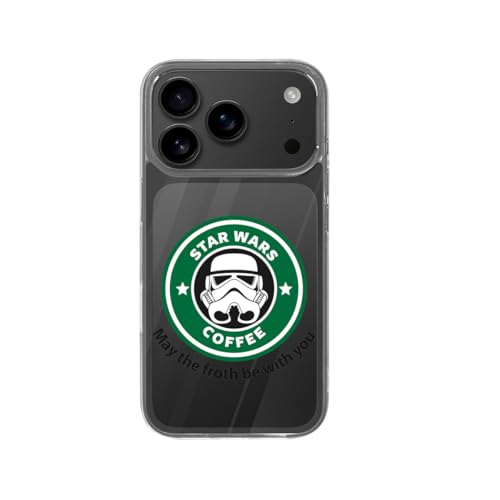 【いPhone17Pro用ケース】 クリア スターウォーズ コーヒー 黄変防止 TPU アイフォン17Pro用 透明 携帯ケース キャラクター 衝撃吸収 おしゃれ レンズ保護 人気 創意 Case