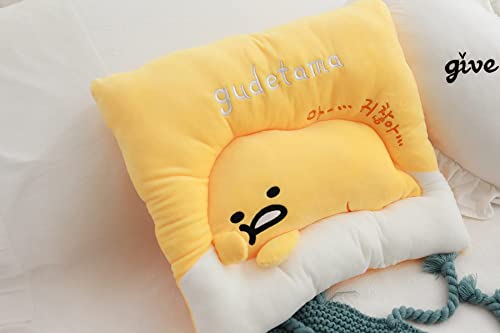 Foefaik New Lazy Cute Egg Cushion Throw Pillow Nap Pillows Sofa Bed Back Pillow #TOP5