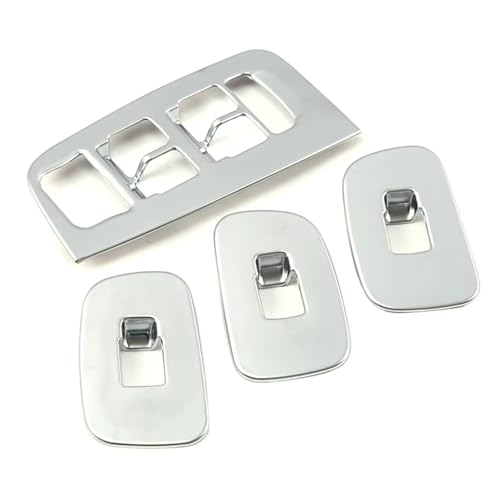 Compatible With Volvo For XC60 2018 2019 2020 2021 2022 hAA[XgEBhEtgXCb`{^plJo[gCeAXebJ[ɑΉ Ԃ̃gXebJ[(Silver)