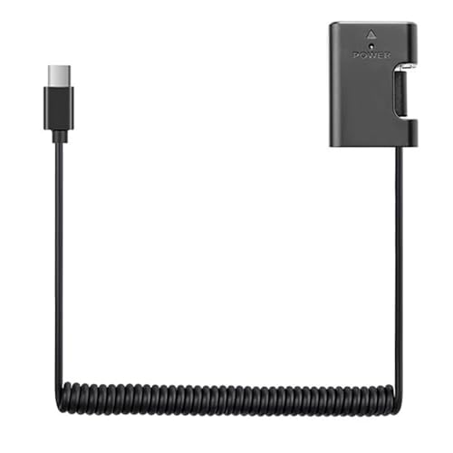 Portable USB C FW50 Dummy Battery Adapter Cable for A5100 A5000 A7R Cameras