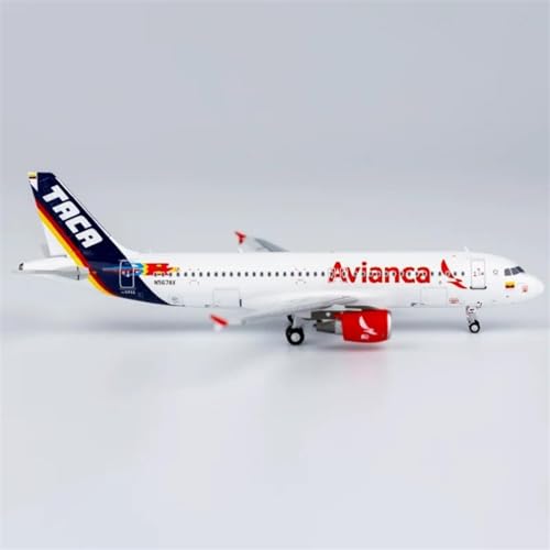 Modelo de avión Avianca Airbus A320 N567AV a escala 1 400 coleccionable 4