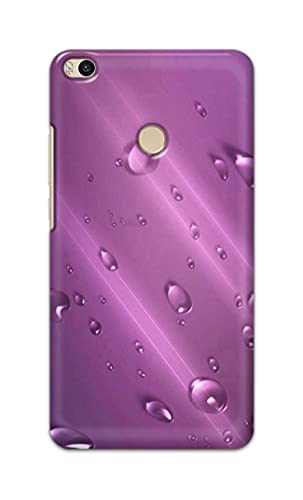 Image of PRINTFIDAA Water Bubbles in Lilac Background Printed Designer Hard Back Case Cover for Xiaomi Mi Max 2 (6.44 inch) -(TI) MVN1005