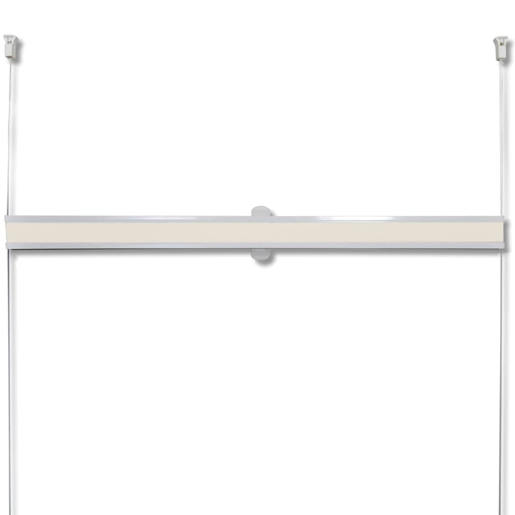 Tenda Plissè,Tenda A Rullo Doppio,Tende Veneziane Per Interni Senza Forare Adatto Per Camere Da Letto, Balconi, Porte, Finestre, Finestre Della Cucina 100x200cm Crema