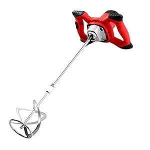 Ubersweet 2100W Electric Cement Mixer Stirrer 6-Speed Handheld Concrete Mixer for Mortars Paint Mud Grout 800rpm EU Plug'