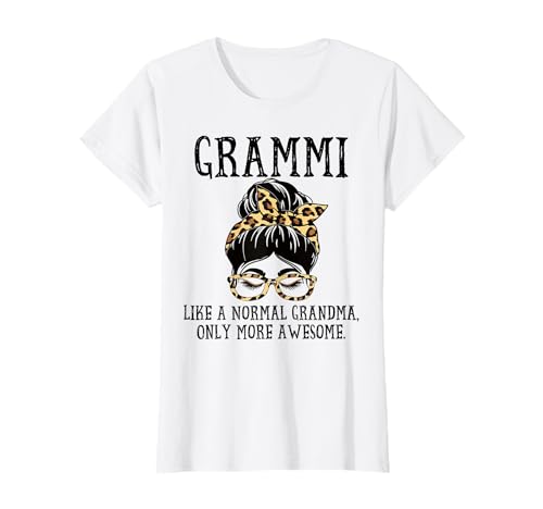 Grammi Like a Normal Grandma Only More Awesome Mother's Day Camiseta