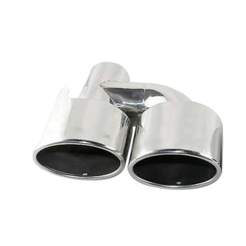 Tuyau d'échappement voiture argent pour sublimer l'arrière de votre W204 C260 au quotidien