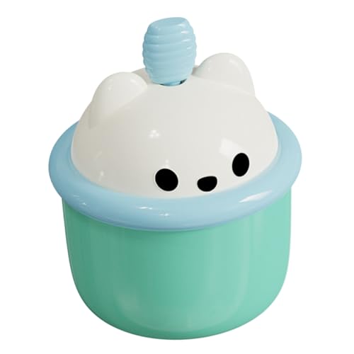 LOLIPPYY 洗顔用泡立て器 可愛いクマ型 ポータブルフェイスフォームカップ 楽しい泡立て体験 おしゃれなバスルーム用デザイン