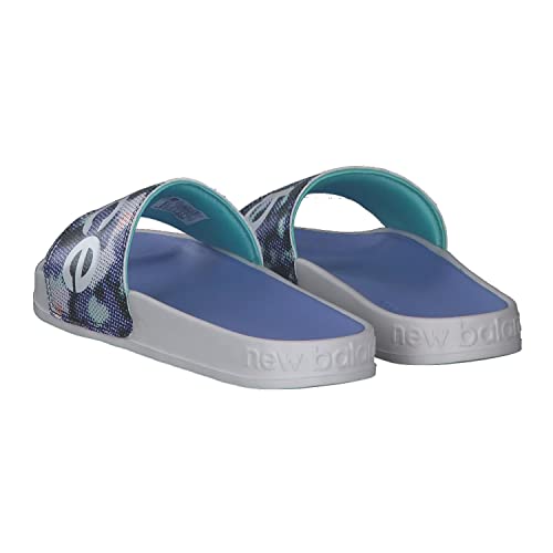 New Balance New Balance Women's 200 V1 Slide Sandal, White/Vibrant Violet/Surf, 5