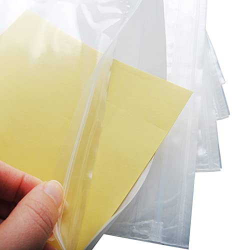 Coopaty 6" X 9" Adhesive Packing List Envelopes Clear Plastic Mailing Shipping Envelope Pouch (100 Pack) #TOP4