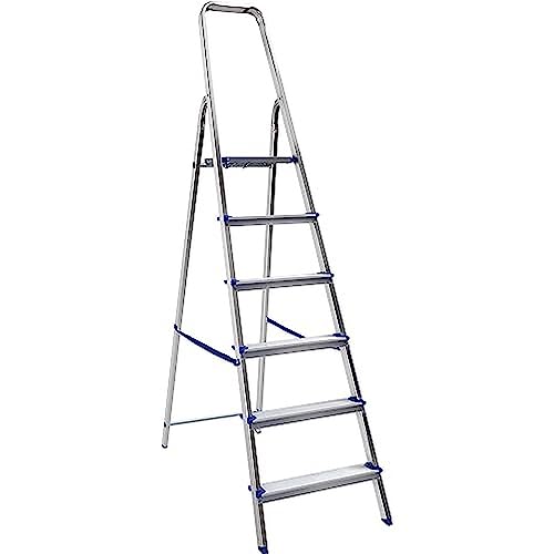 FRAMAR Scala Piuma 6 Gradini in Alluminio - Portata 100 Kg