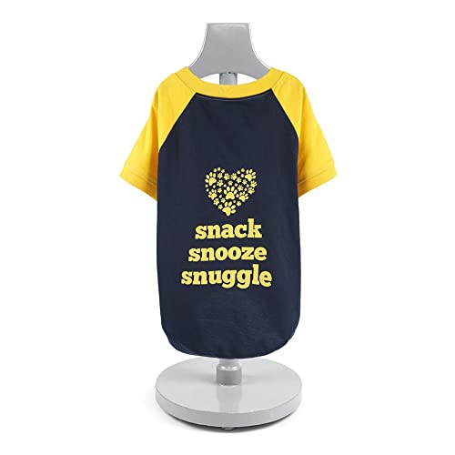 Image of Heads Up For Tails Snack Sooze Snuggle Doggie Tshirt - XL