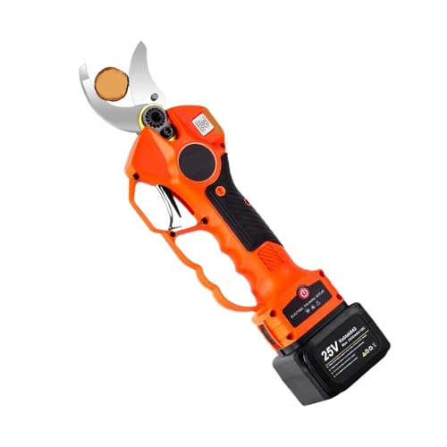 YVAAASIYC Tijeras de podar Profesionales, Cortador Ramas eléctrico, Tijeras inalámbricas 25V, Resistentes con 2 Motores Recargables