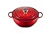 Produktbild Le Creuset Signature La Marmite aus Gusseisen, Ø 26 cm, Für alle Herdarten und Induktion geeignet, Volumen: 4,1 l, 4,255 kg, Kirschrot, 21114260600430