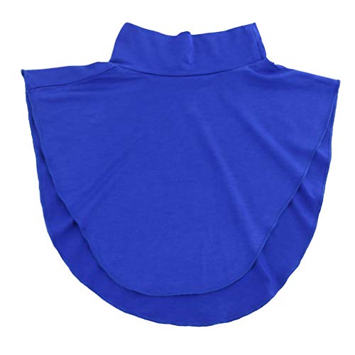 oshhni 4 Peças Lady Solid Modal Faux Gola Gola Musselina Hijab Colarinho
