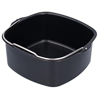 Kuchenform, Kuchenfass Pizza Pfanne, 7cm / 2.8in Hoch Runde Backform, Antihaft Backform Brot Kuchen Korb Luftfritteuse Zubehör Eisenfritteuse Fassform für Heißluftfritteuse HD9925 HD9860 HD9905 0118