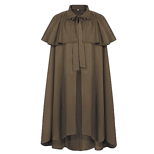 Cape de chevalier médiévale et vintage pour costume d'Halloween masculin