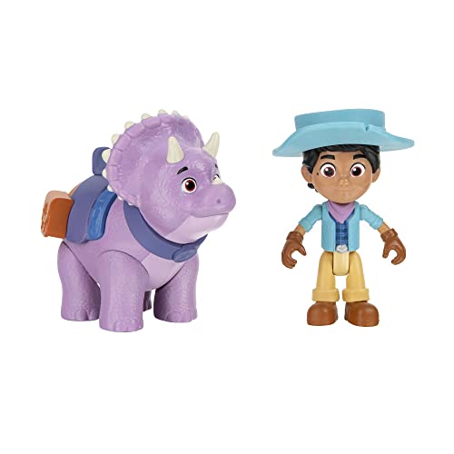 Giochi Preziosi, Dino Ranch Miguel & Tango Paire de personnages, personnage de haut d'environ 7,5 cm et dinosaure de 9 cm environ, comme dans le dessin animé,...
