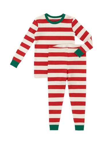 AVAUMA Toddler Pajamas Baby Boys Girls Pajama Set 6M-10Y Kids Cute Snug fit Christmas Pattern Design Pjs Cotton Sleepwear
