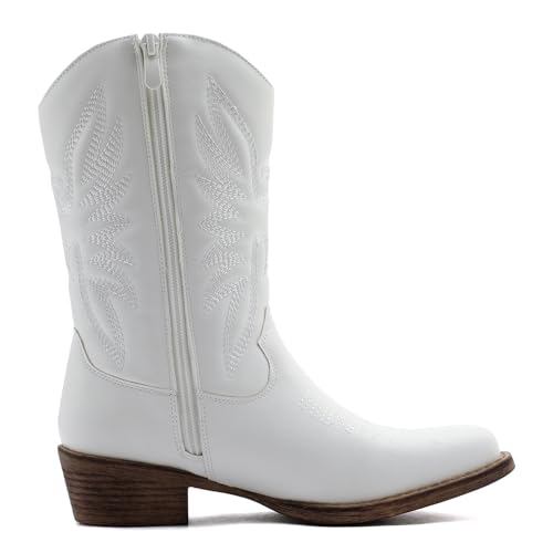 Image of GLOBALWIN Cowboy Boots for Women, Mid-Calf Western Style