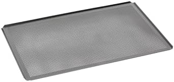 AMT Gastroguss GN Bäckernorm BN Baking Tray Set, 60 x 40 cm, Perforated, Cast Aluminium, Lotan® Non-Stick Finish, Consisting of 2 Baking Trays, AMZN-DUO-6040BBL-1 image 2