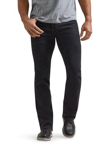 Rock & Republic Men's Mid-Rise Bootcut Jean, Black Out, 42W x 32L