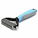Pet grooming dematting tool brush for dogs, cats and rabbits | Effectively