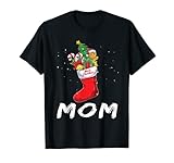 Photo Gallery mom christmas sock - pigiama natalizio con scritta "christmas family" maglietta Photo Gallery mom christmas sock - pigiama natalizio con scritta "christmas family" maglietta